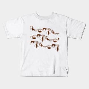 Cute Sloth Pattern Kids T-Shirt